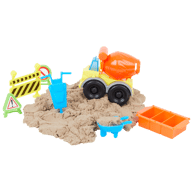 Teamsterz Spielsand mit Mini-Baufahrzeug