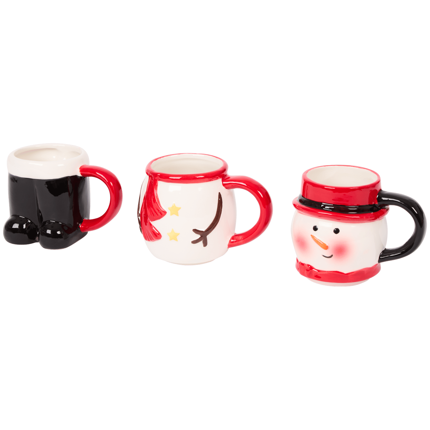 Conjunto de canecas de Natal