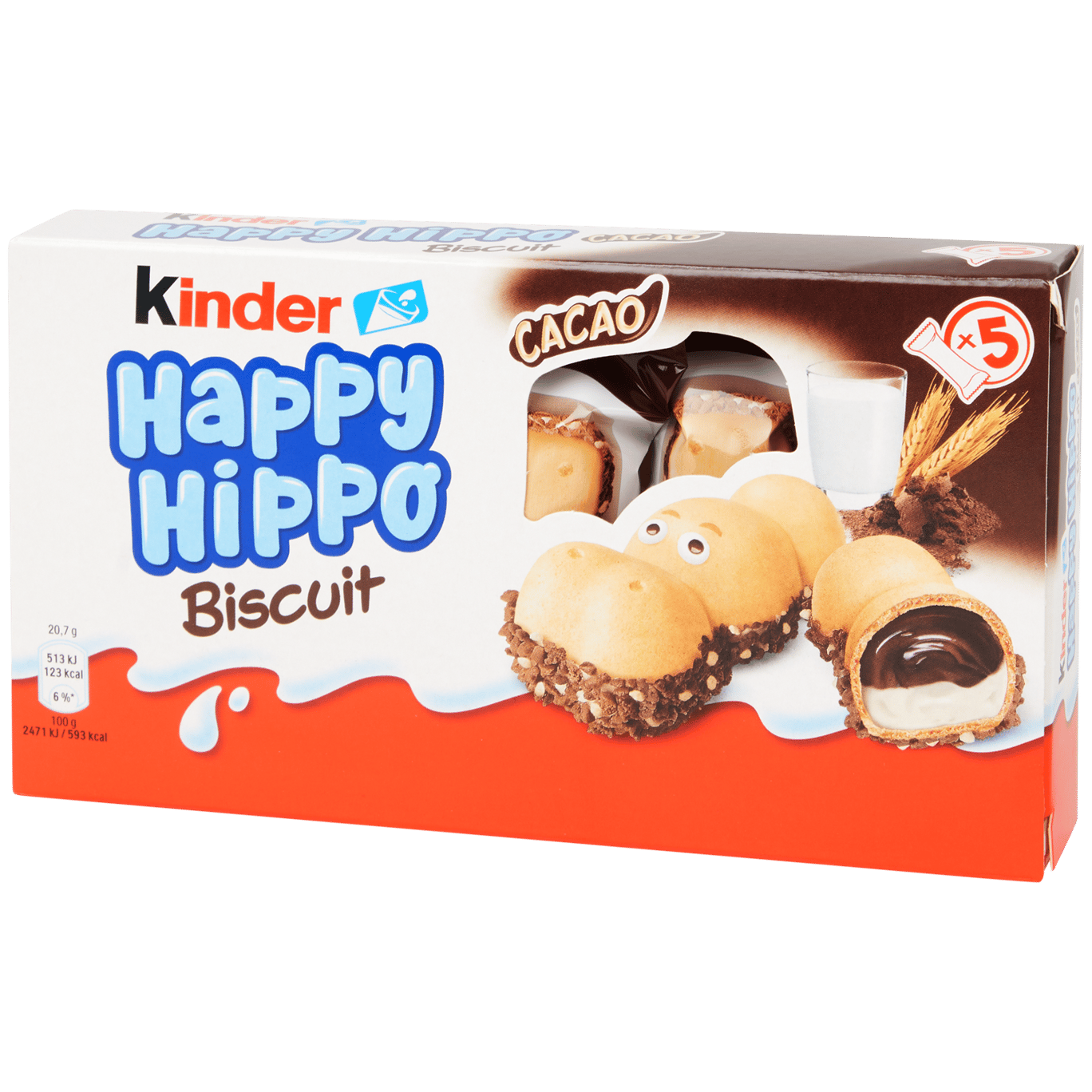 Biscuit Kinder Happy Hippo