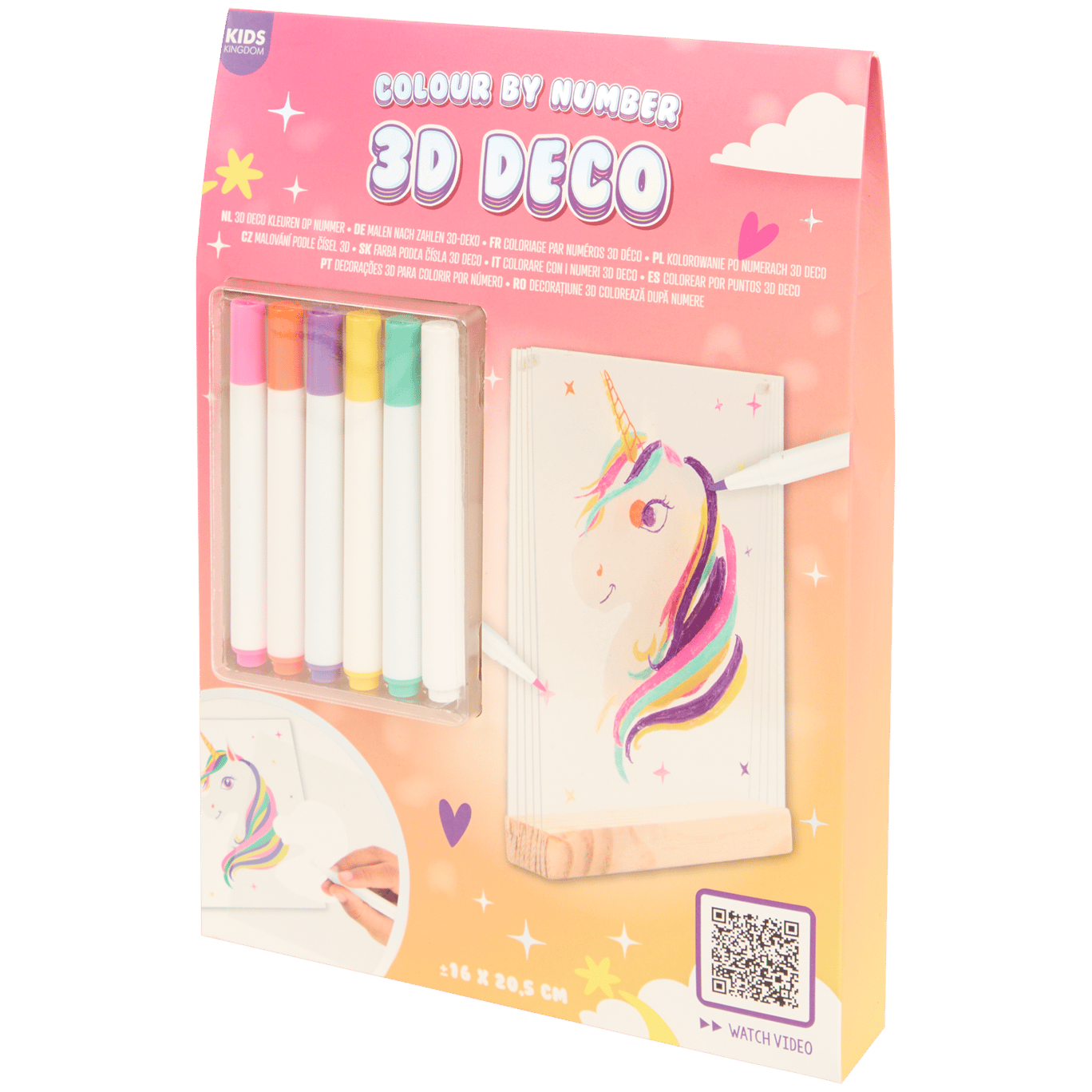 Coloriages 3D par numéro Kids Kingdom