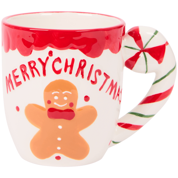 Becher mit Weihnachtsmotiv