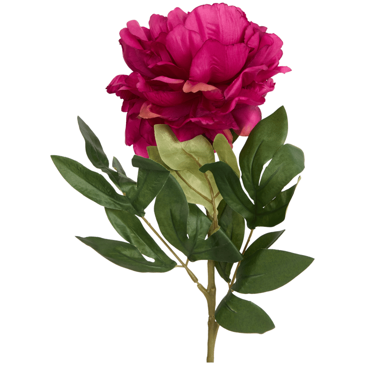 Pivoine artificielle sur tige