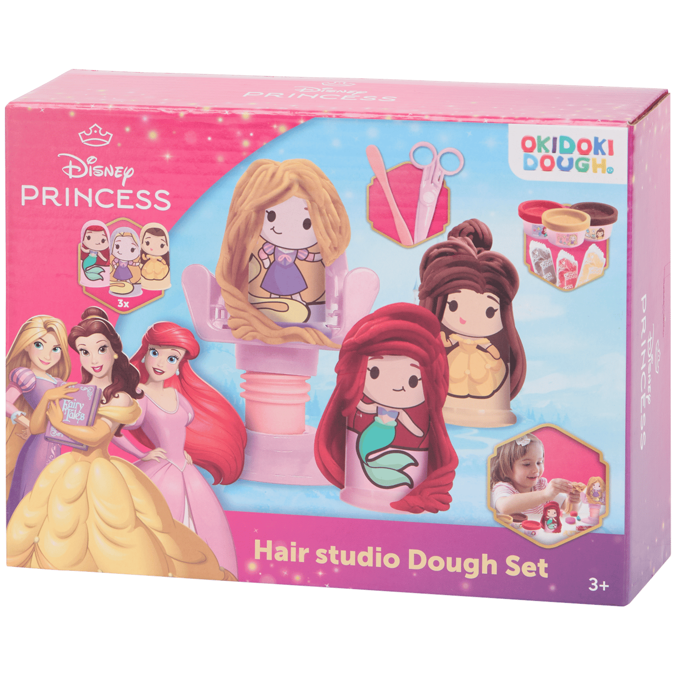 Studio fryzjerskie zestaw modeliny Disney