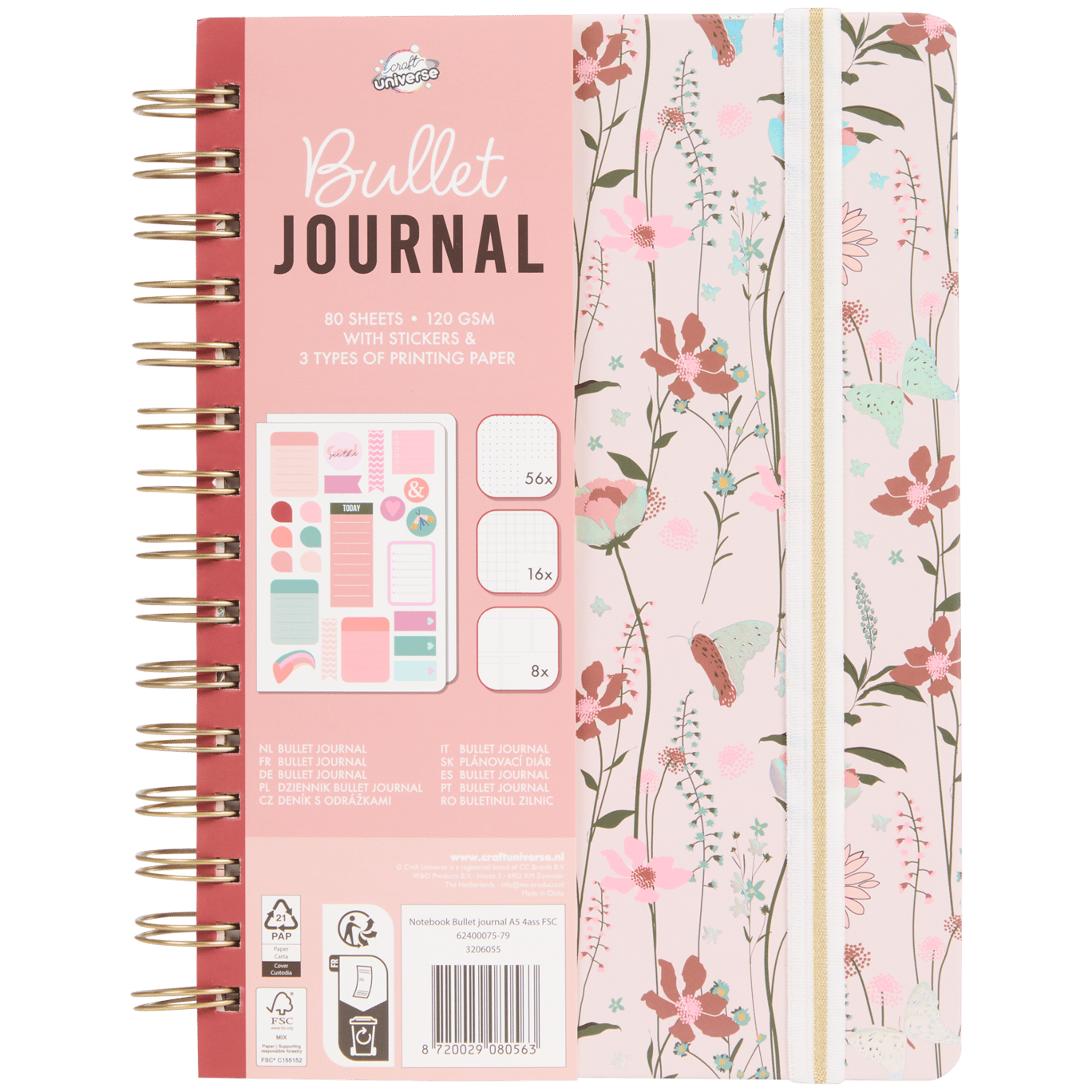 Craft Universe bullet journal A5