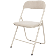 Cadeira dobrável de veludo