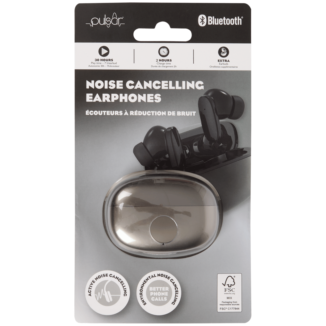 Pulsar Kabellose In-Ear-Kopfhörer mit Noise-Cancelling