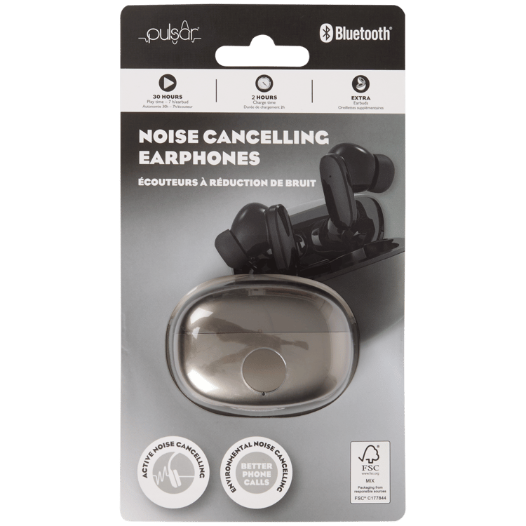 Pulsar draadloze oordopjes met noise cancelling Action NL