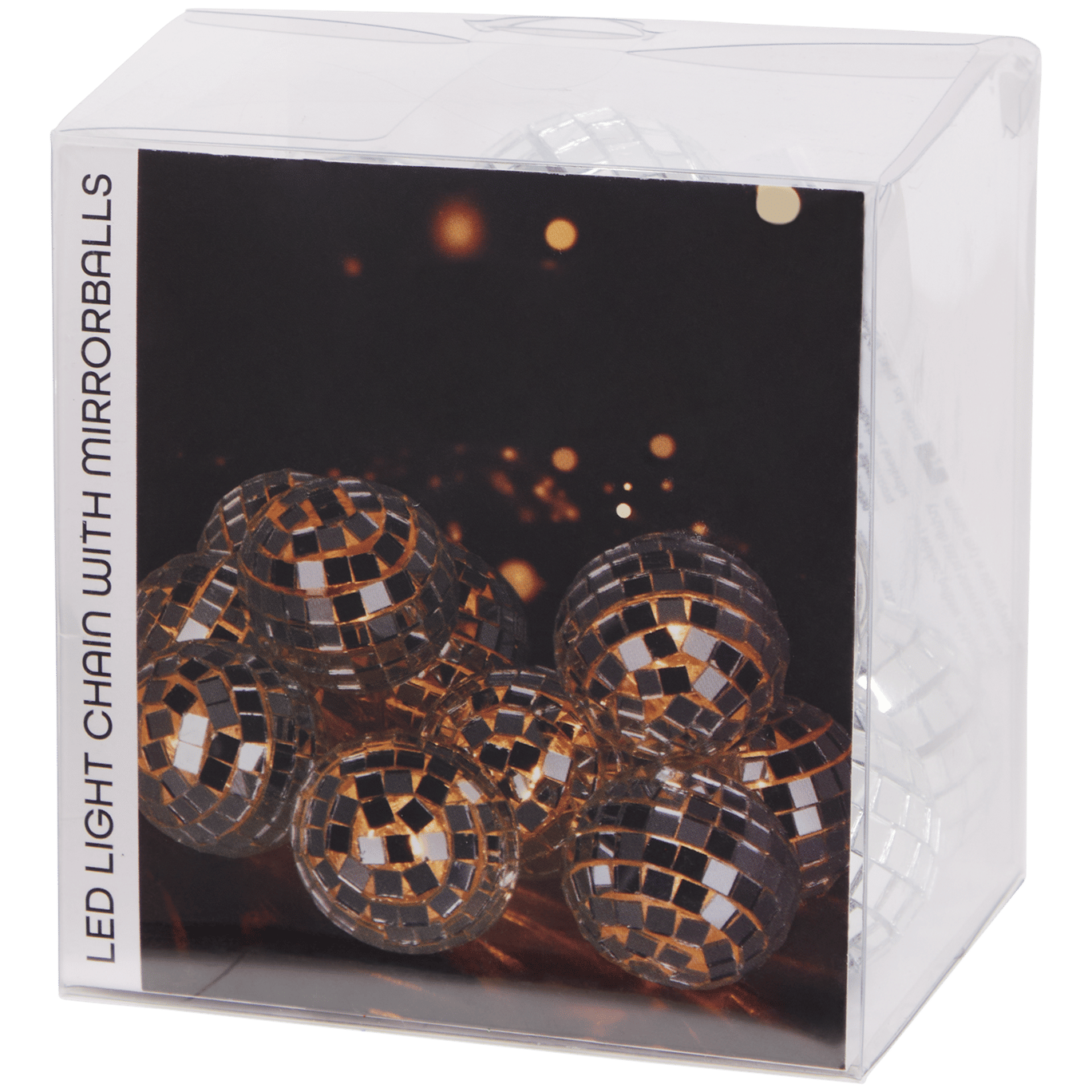 Guirlande lumineuse avec boules disco