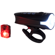 Kit de luces de bicicleta recargables Walfort 
