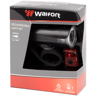 Kit de luces de bicicleta recargables Walfort 