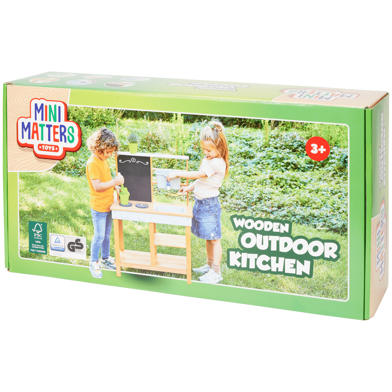 Mini Matters Outdoor-Spielküche aus Holz