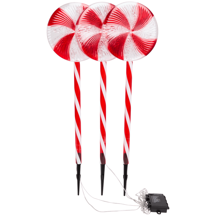 Gartenstecker Weihnachtslutscher