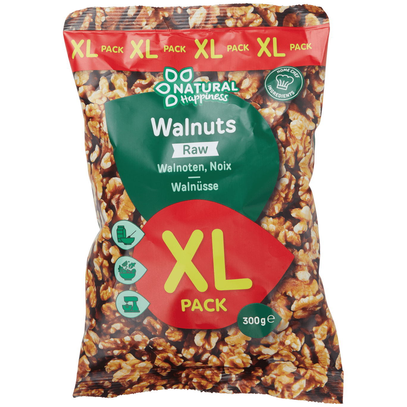 Natural Happiness walnoten XL-pack