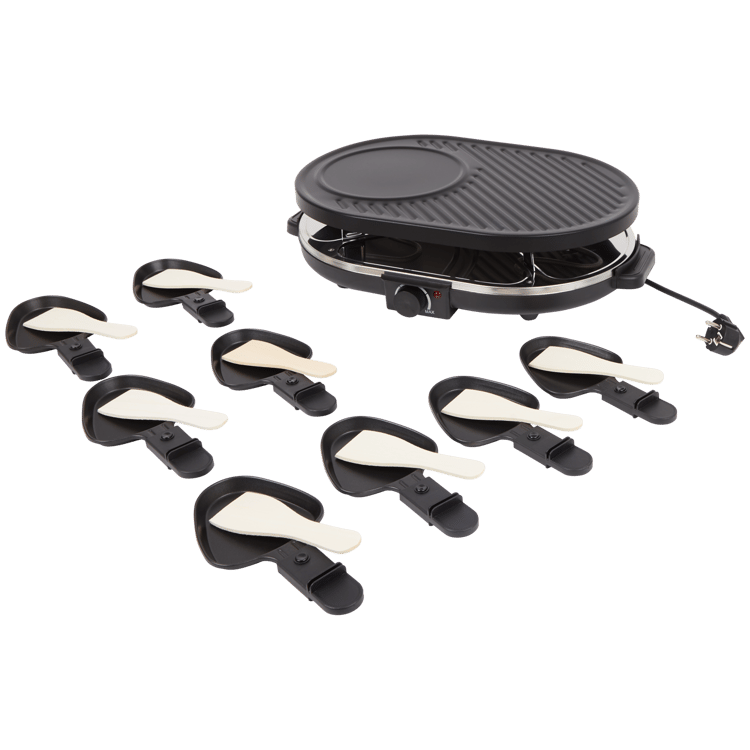 Raclette- en gourmetset