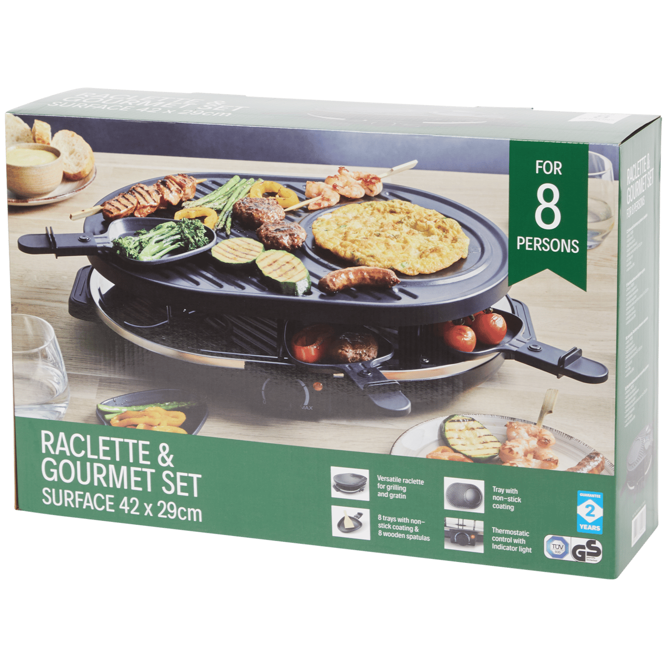 Set de raclette y gourmet