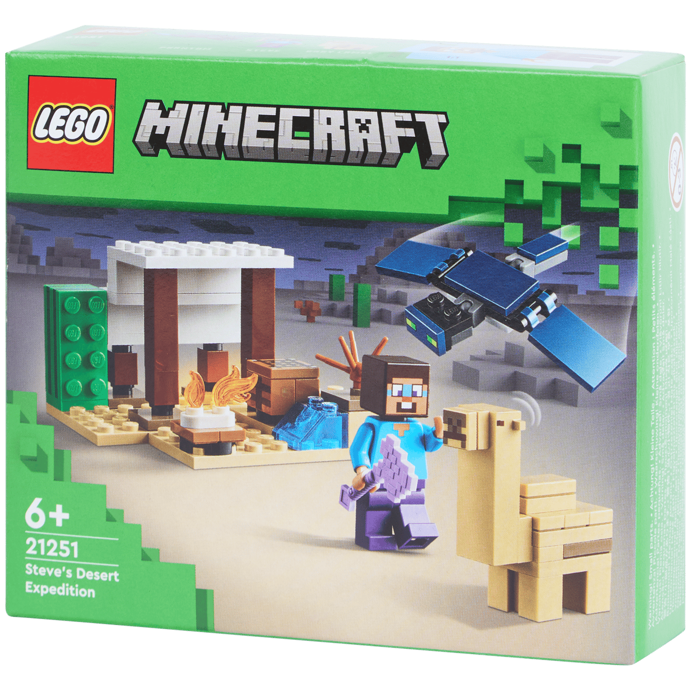 LEGO Minecraft Steve's woestijnexpeditie