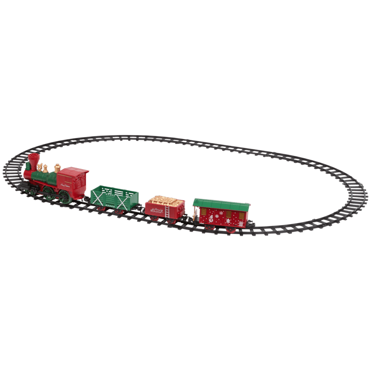 Tren de Navidad con luz y sonido