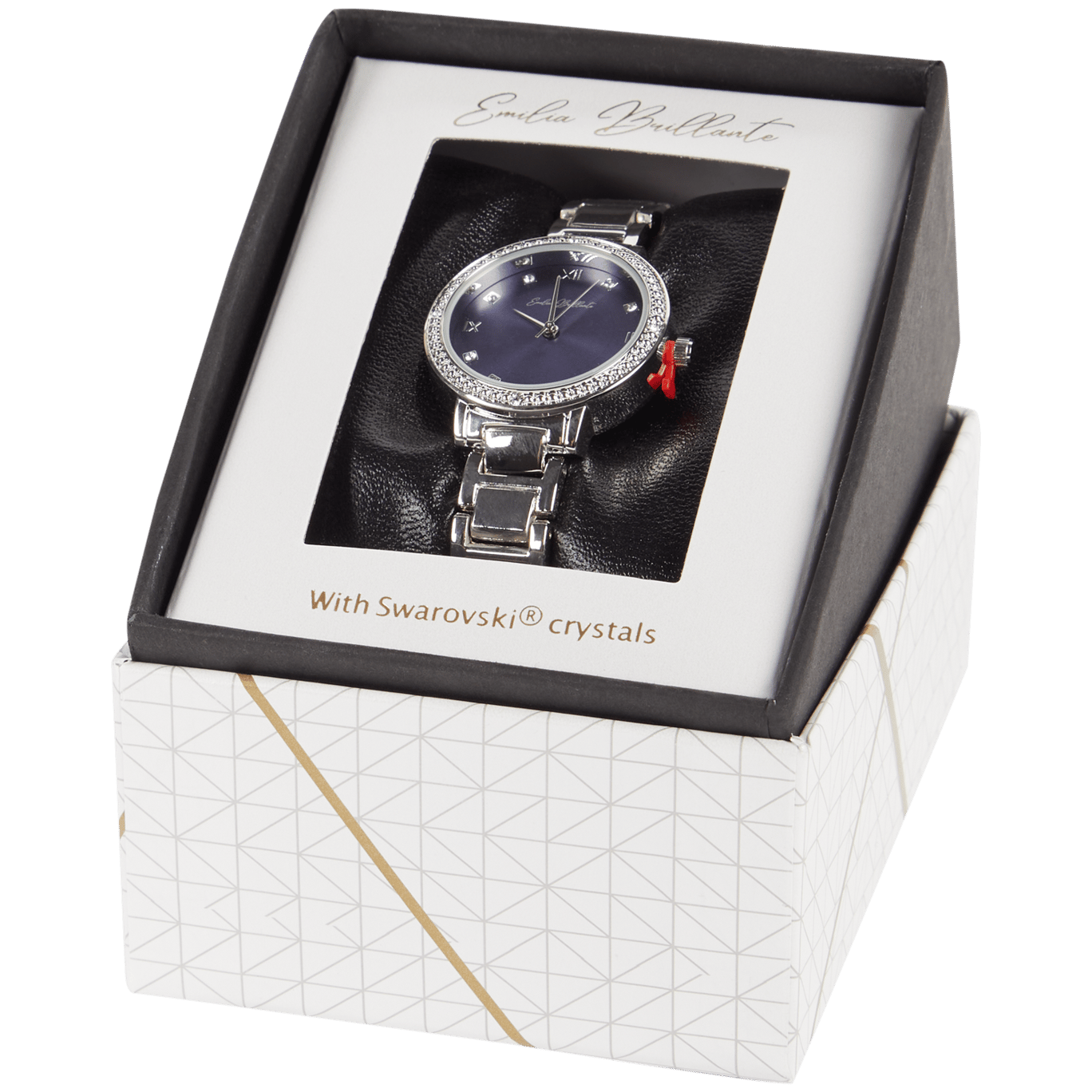 Zegarek z kryształkami Swarovskiego