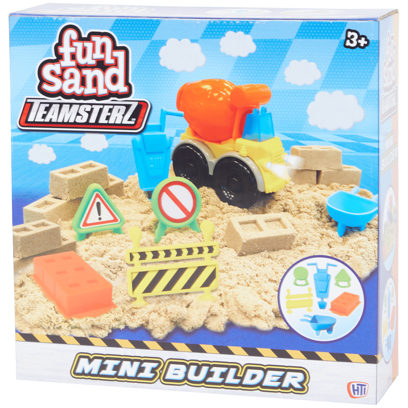 Sabbia con mini veicolo da cantiere Teamsterz