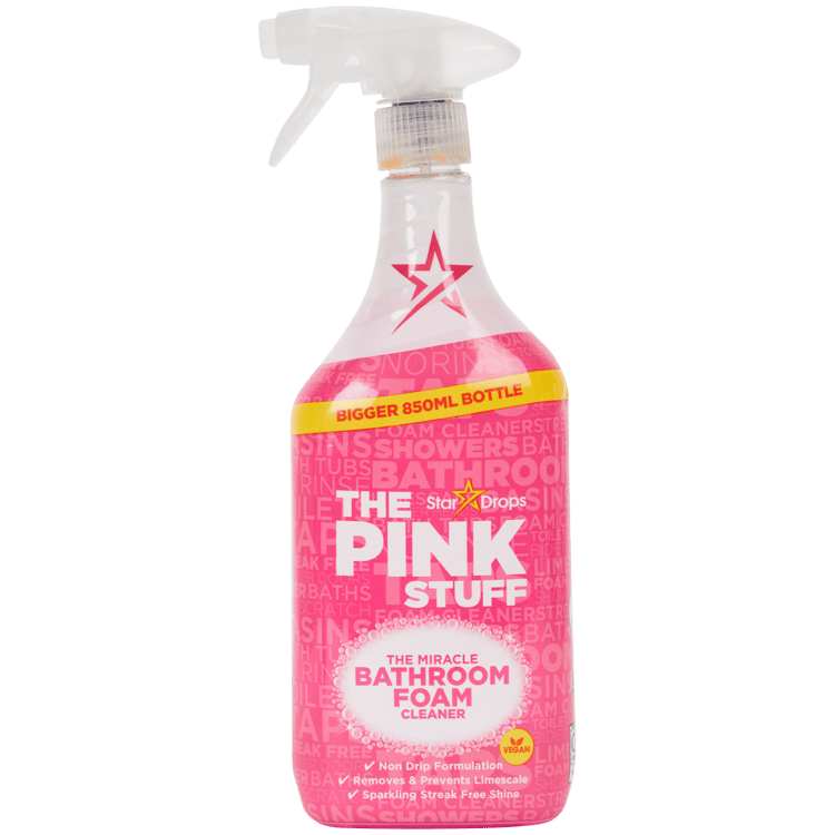 Mousse nettoyante salle de bain The Pink Stuff