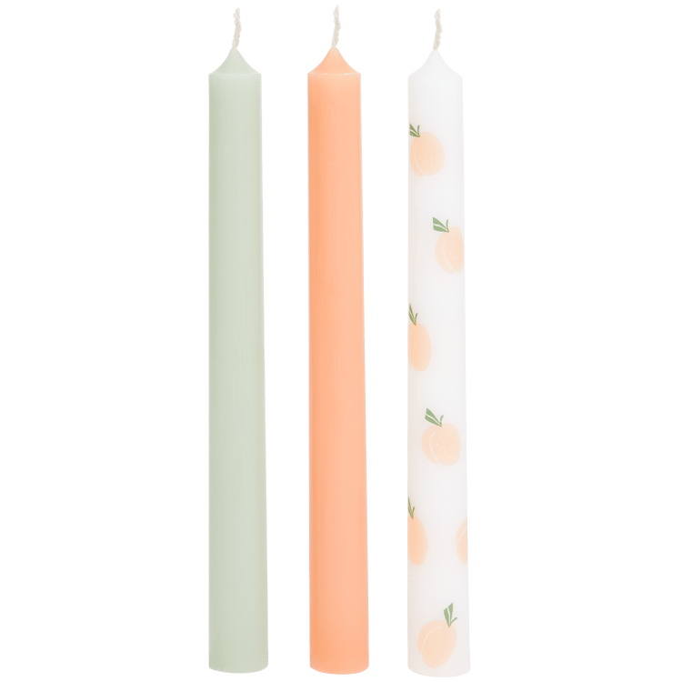 Velas decorativas com padrão