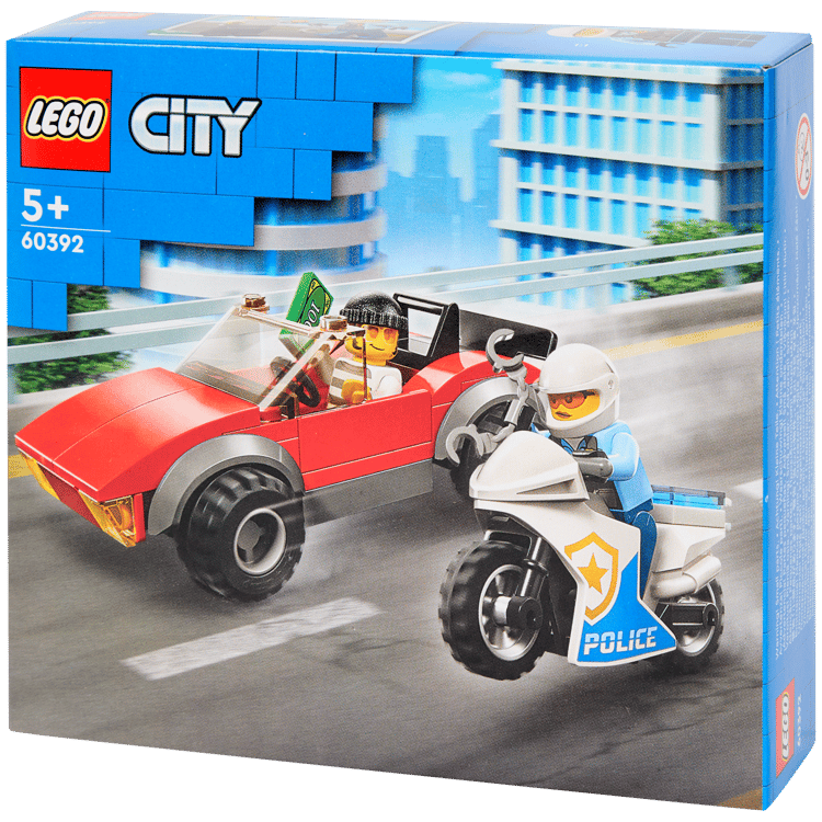 LEGO City politiemotor achtervolging