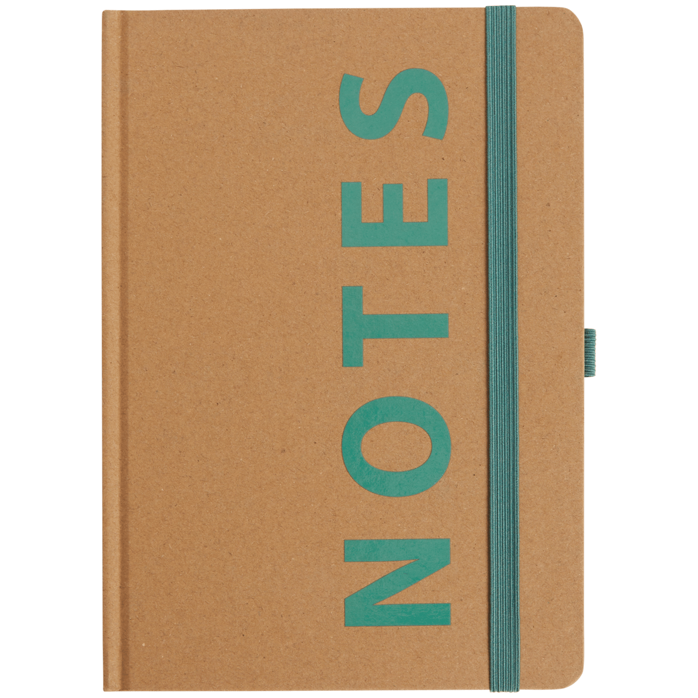 Notizbuch mit Gummiband und Stiftschlaufe