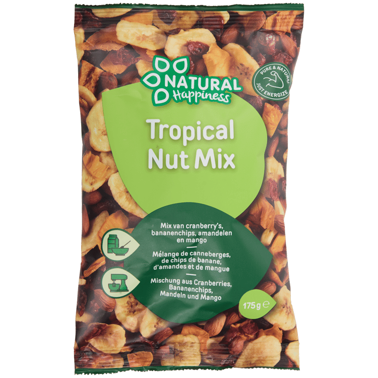 Mistura de frutos secos Natural Happiness Tropical