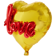 Ballon mylar coeur