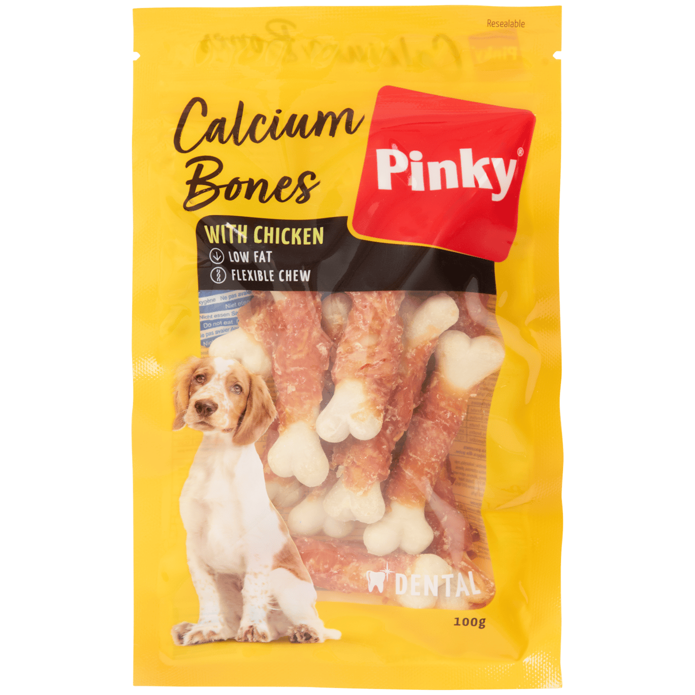 Przekąski dla psa Pinky Calcium Bones