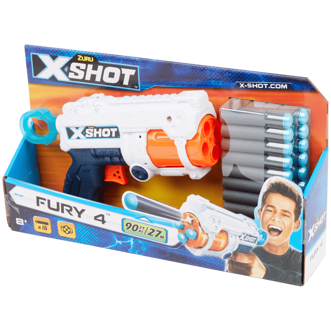 Pistolet na strzałki Zuru X-Shot Fury 4