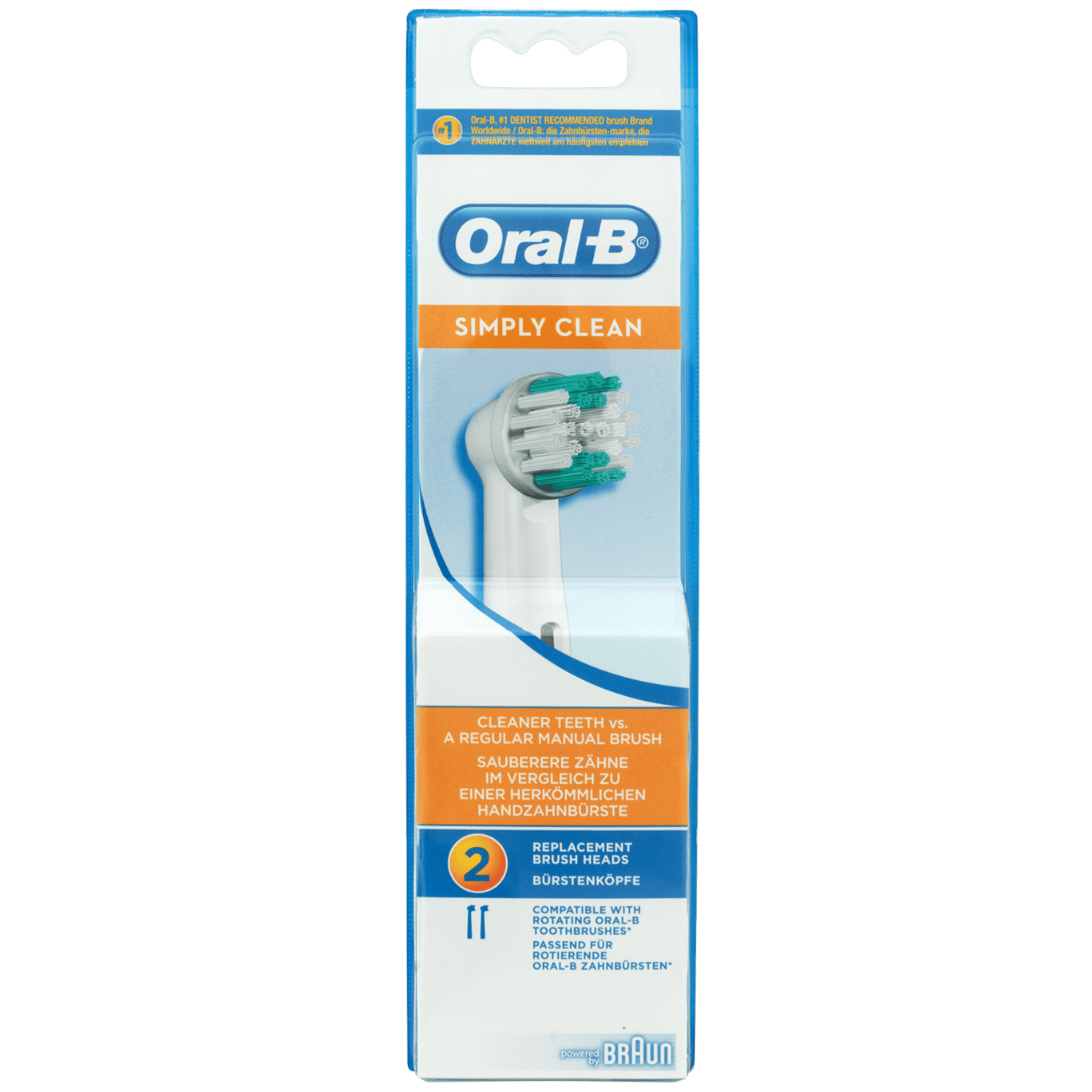 Náhradné hlavice na kefku Oral-B Simply Clean