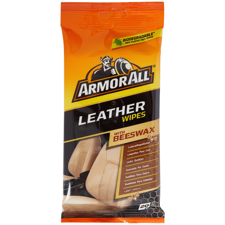 ArmorAll Lederpflegetücher mit Bienenwachs