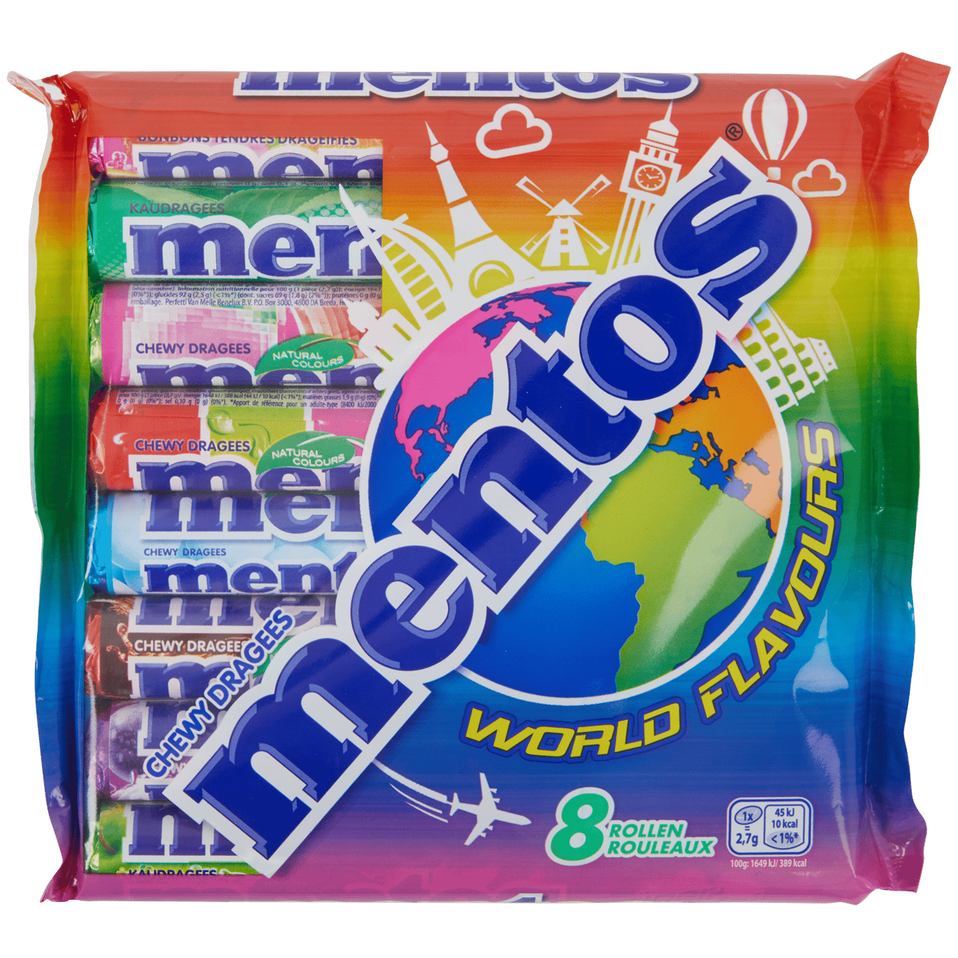 Caramelos Mentos World Flavours