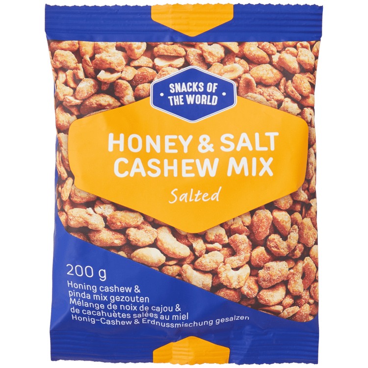 Snacks of the World honing cashew- en pindamix