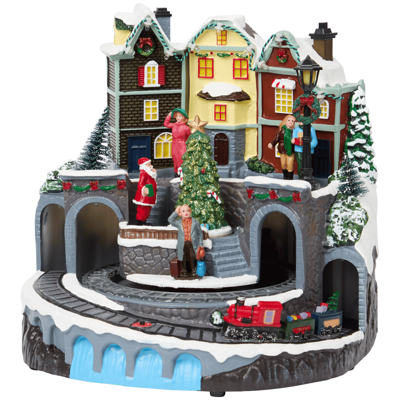 Magic Village kerstdecoratie met licht