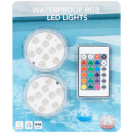 Lampes LED RVB étanches