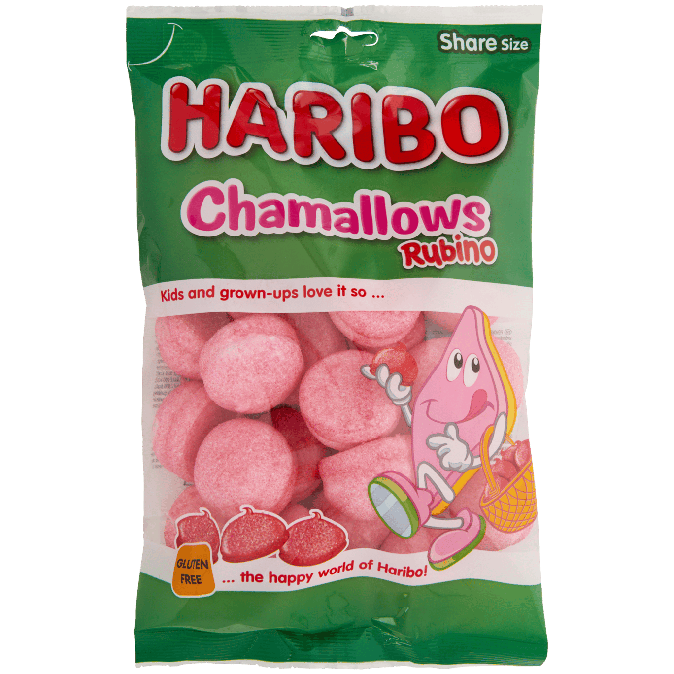 Chamallows Haribo Rubino