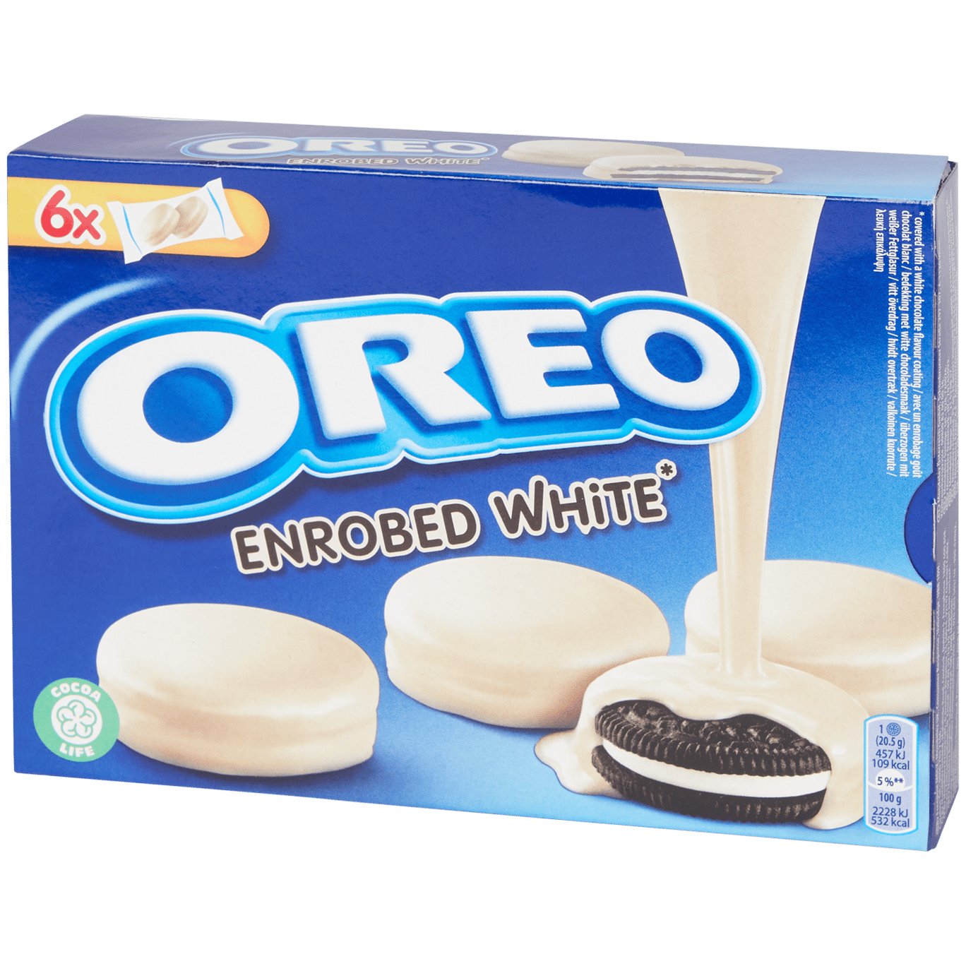 Oreo witte chocolade biscuits