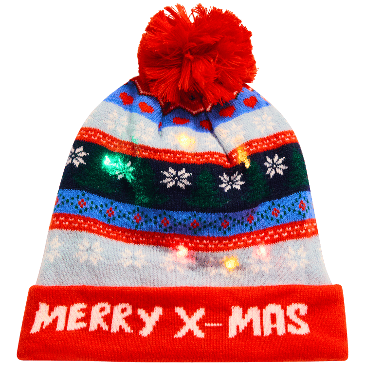 Gorro de Navidad con luces