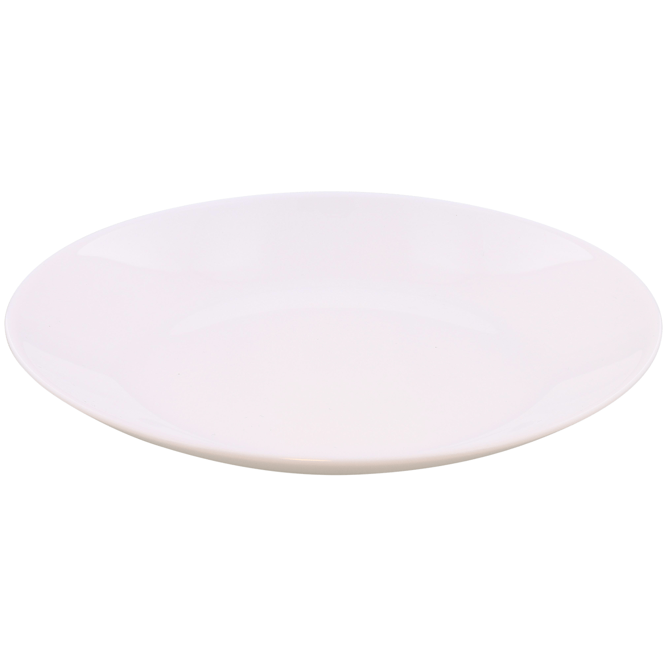 Assiette creuse blanche en opale 26 cm Evolution White