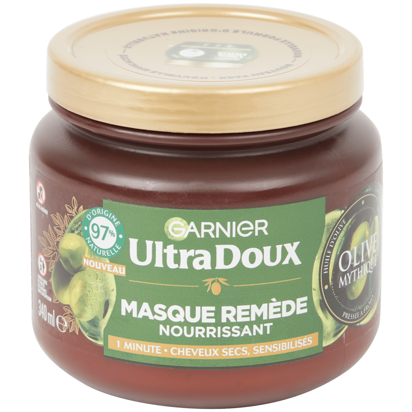 Masque pour cheveux Garnier Ultra Doux Olive mythique