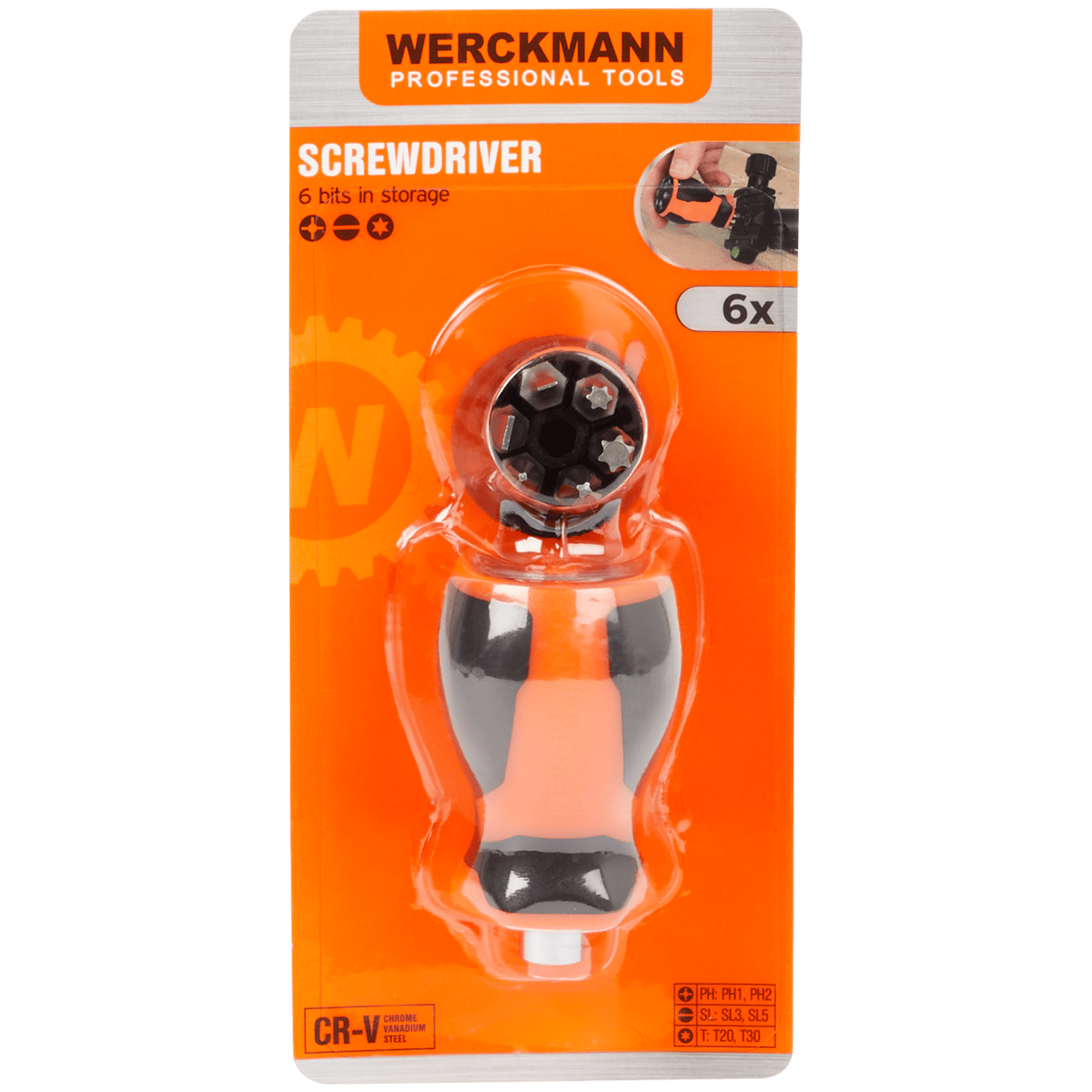 Chave de parafusos com pontas Werckmann