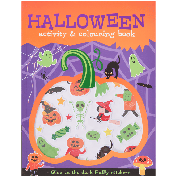 Libro da colorare e giochi di Halloween