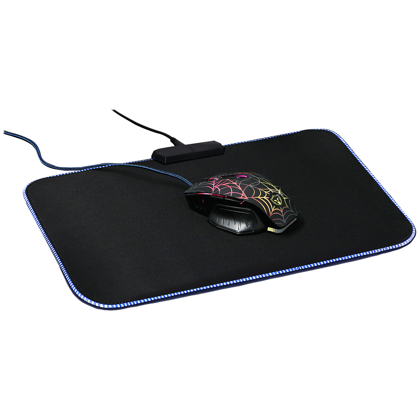 UXRONE Tapis de Souris Gamer Surface Lisse Mouse Pad Gaming avec Base en Caoutchouc Anti-dérapant pour Ordinateur Hydrorésistant Confortable 320 x 270 x 2mm 