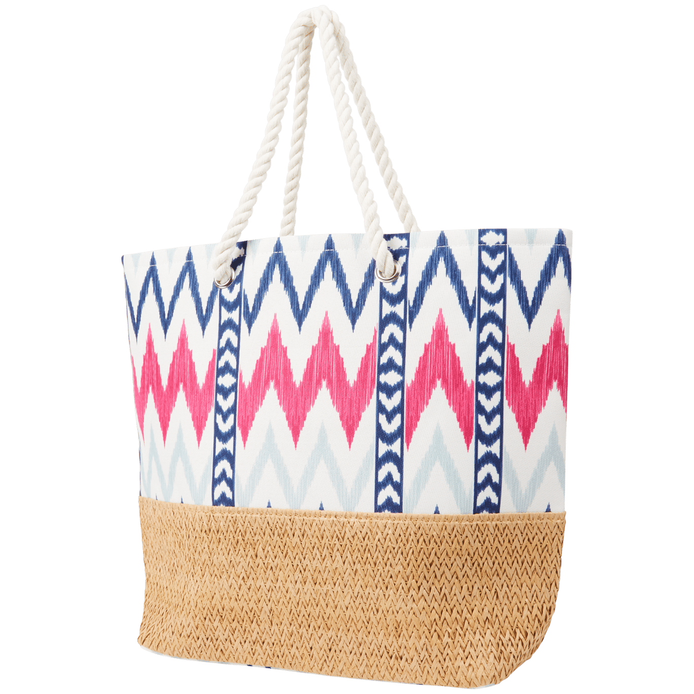 Pletená plážová taška