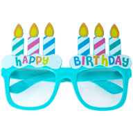 Párty okuliare Happy Birthday