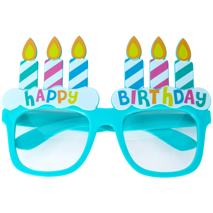 Lunettes de fête Happy Birthday