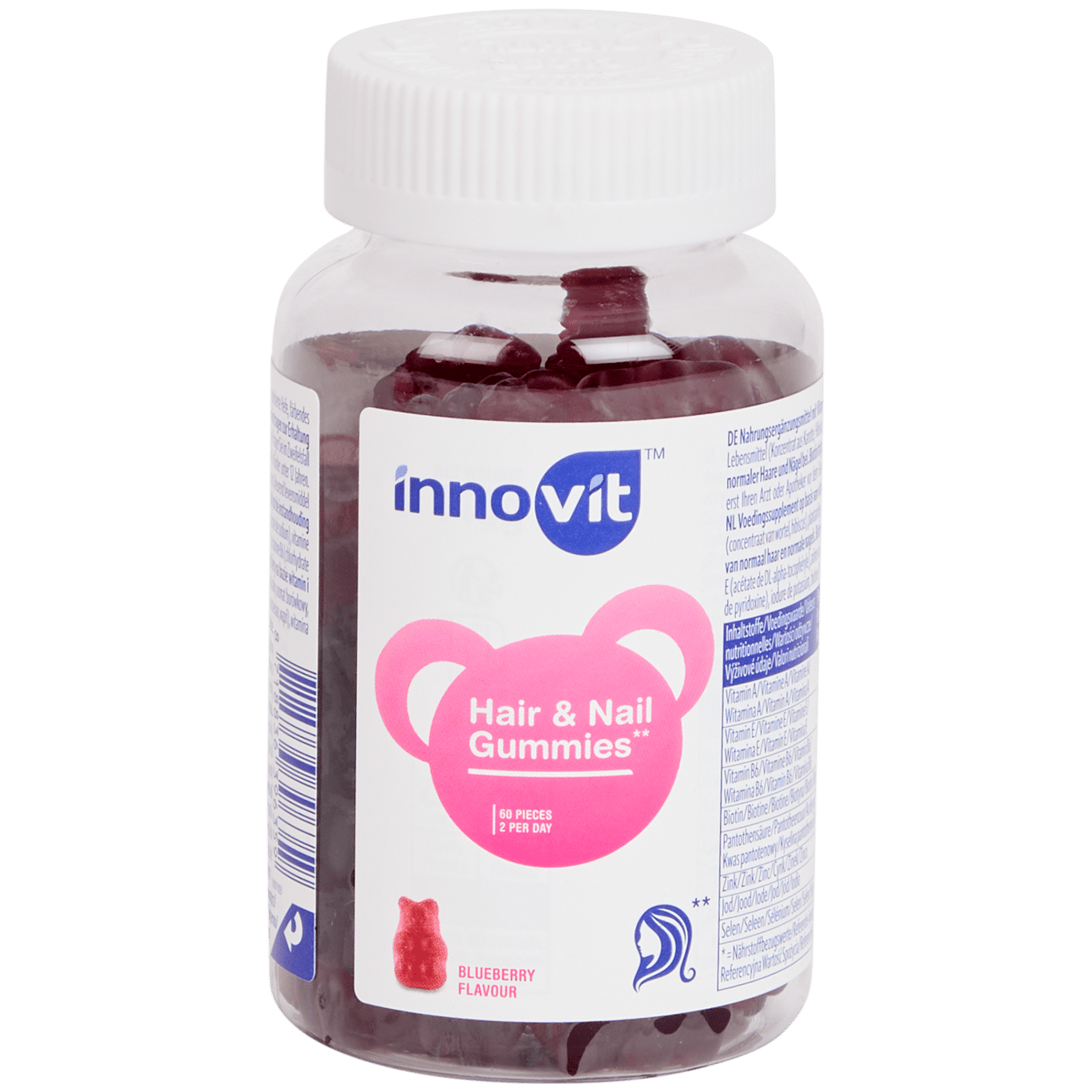 Żelki Hair & Nail Innovit Blueberry