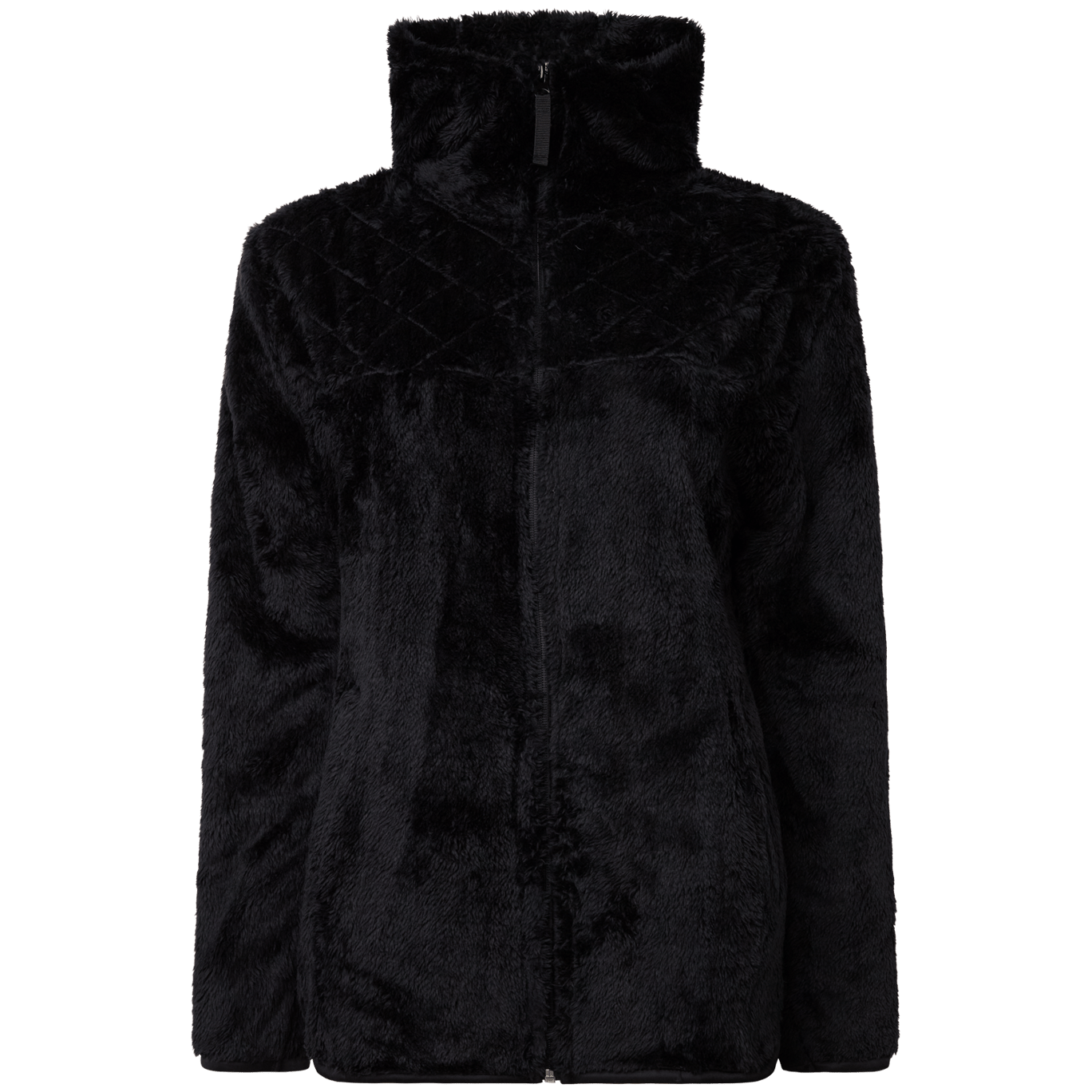 Fleecejacke mit Kapuze